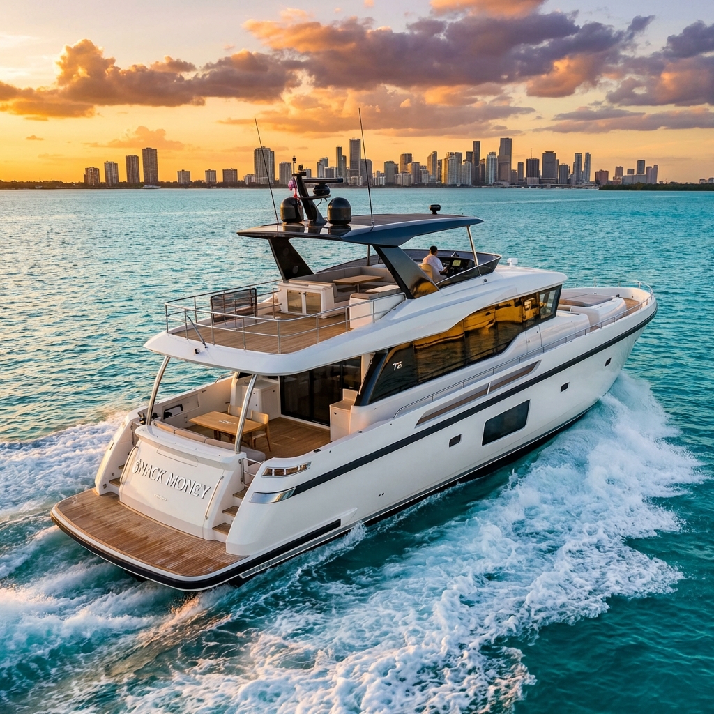 $NACK MONEY - Bluegame BG72 Luxury Yacht Charter